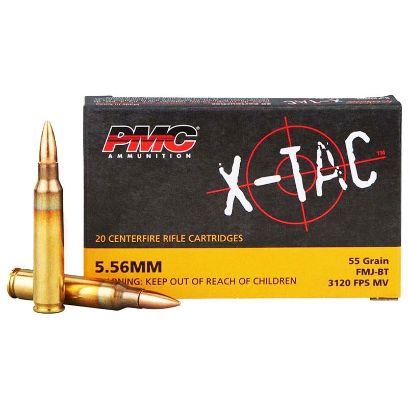 PMC X-Tac 5.56mm NATO 55gr FMJ XP193 Ammo