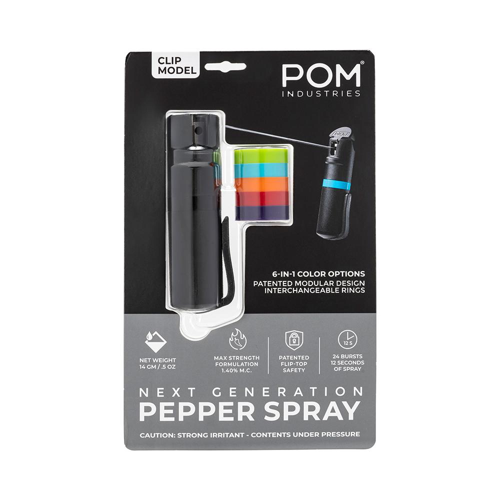POM Pepper Spray Clip Black - POM Industries