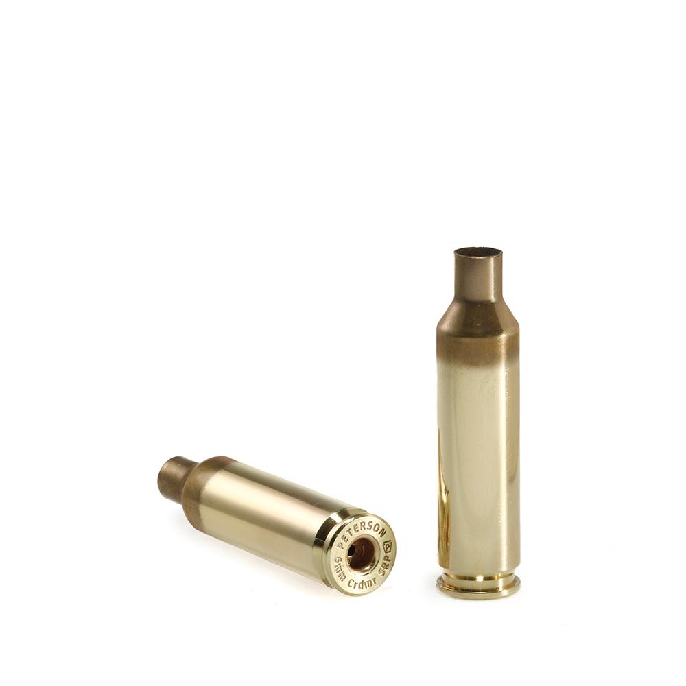 Peterson SRP(Small Rifle Primer) Unprimed Brass 6mm Creedmoor - 50/ct