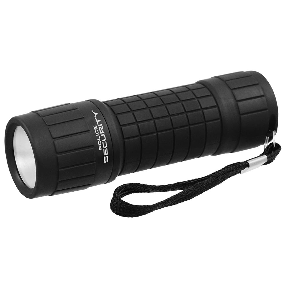 Police Security Flashlights Pro Spec Flashlight 100 Lumens Black - Police Security Flashlights