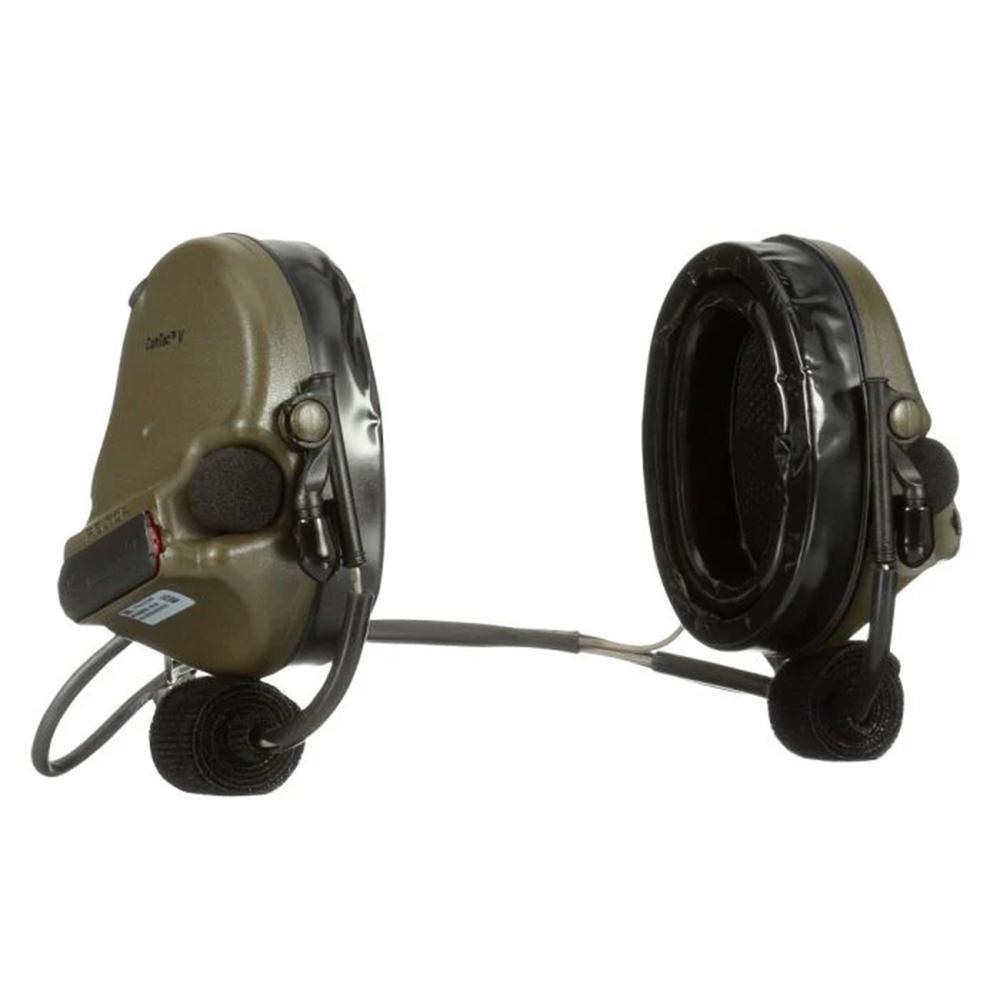3M Peltor ComTac V Hearing Defender Headset Neckband Green - 3M