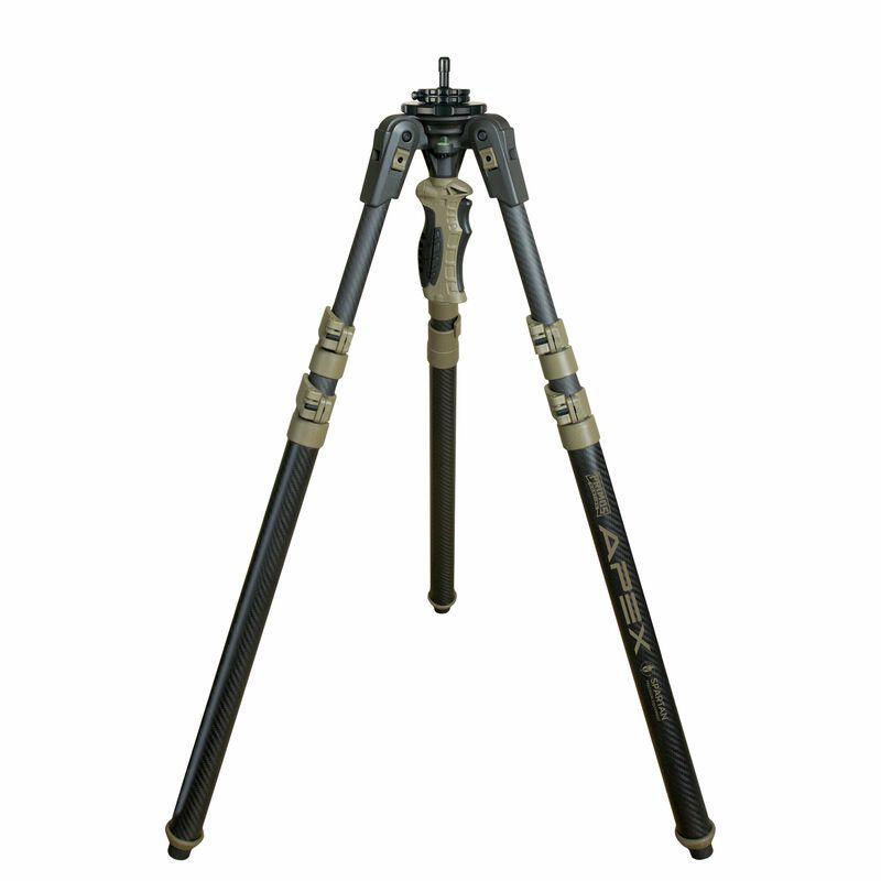 Primos Trigger Stick Apex Tripod Carbon Fiber Coyote Tan with Spartan Technology Box - Primos