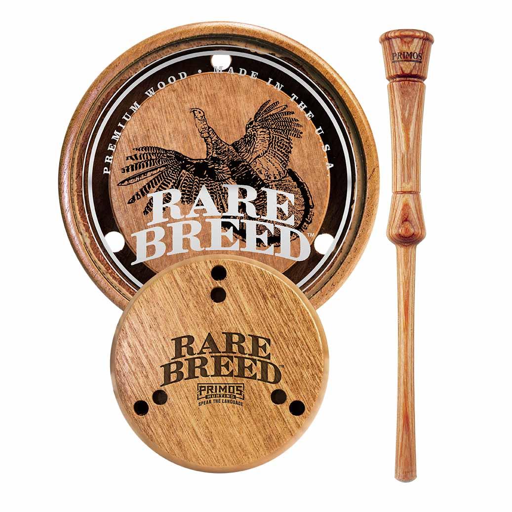 Primos Rare Breed Glass Turkey Pot Call Wood Grain - Primos