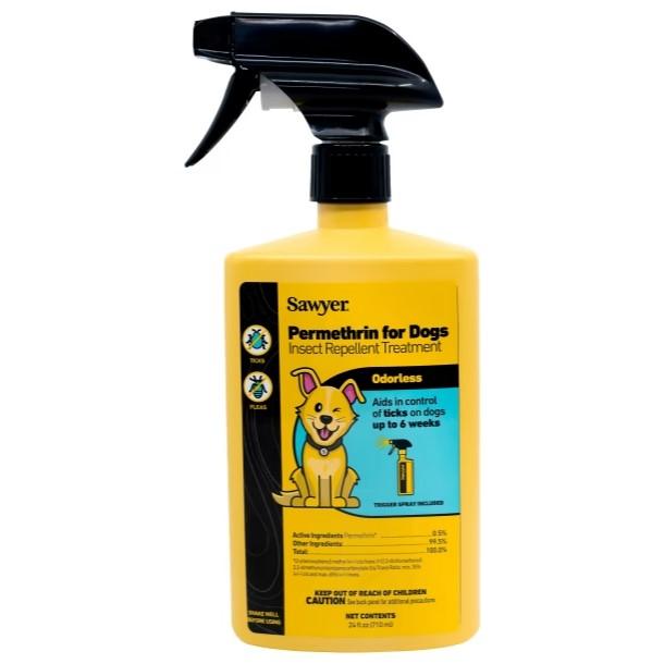 Sawyer Permethrin Insect Repellent Treatment for Dogs 24 oz Trigger Spray - Sawyer