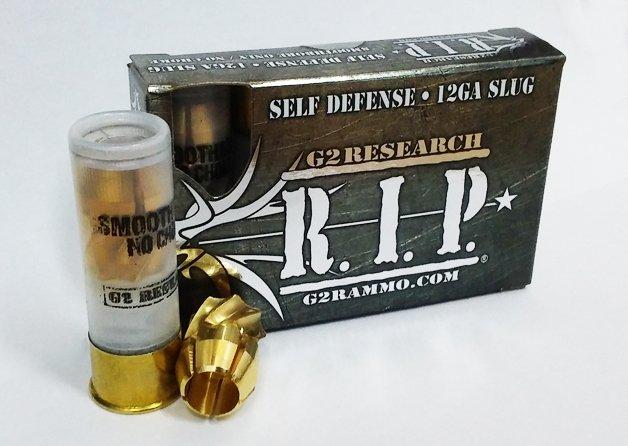 G2 Research R.I.P. Shotshells 12 Ga  2-3/4" 1430 fps Fragmenting Slug 5/ct - G2 Research