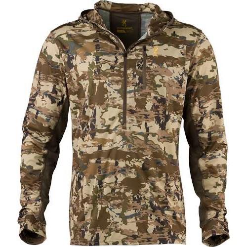 Browning Early Season Hooded Long Sleeve Shirt Auric Camo S - Browning Clothing