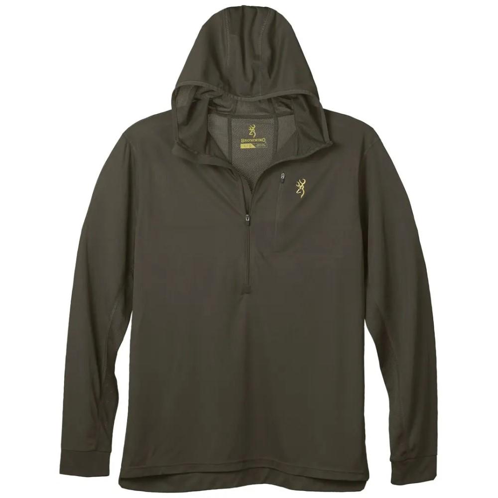 Browning Early Season Hooded Shirt Major Brown S - Browning Clothing