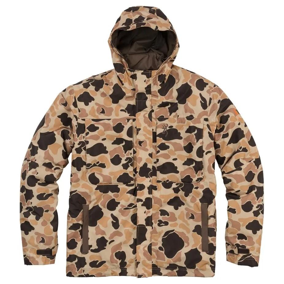 Browning Wicked Wings 3 in 1 Parka Vintage Tan Camo S - Browning Clothing