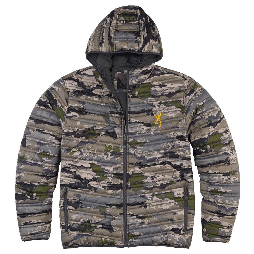 Browning Packable Puffer Jacket Ovix Camo S - Browning Clothing