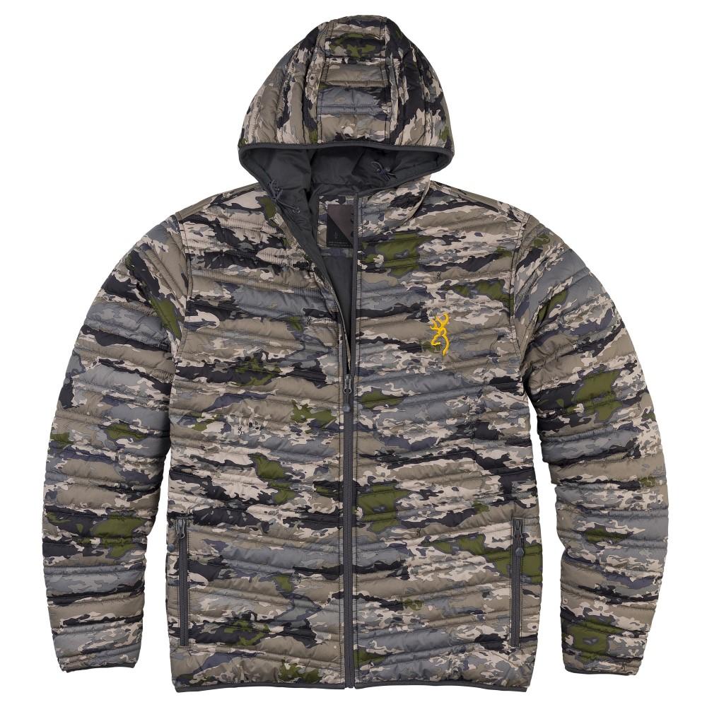 Browning Packable Puffer Jacket Ovix Camo M - Browning Clothing