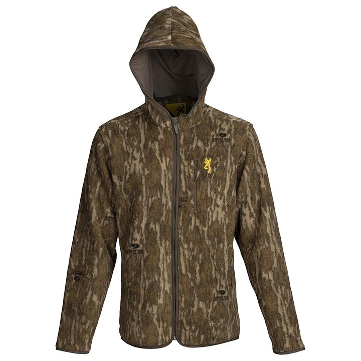 Browning Fleece 2.0 Jacket Mossy Oak Bottomland Camo S - Browning Clothing