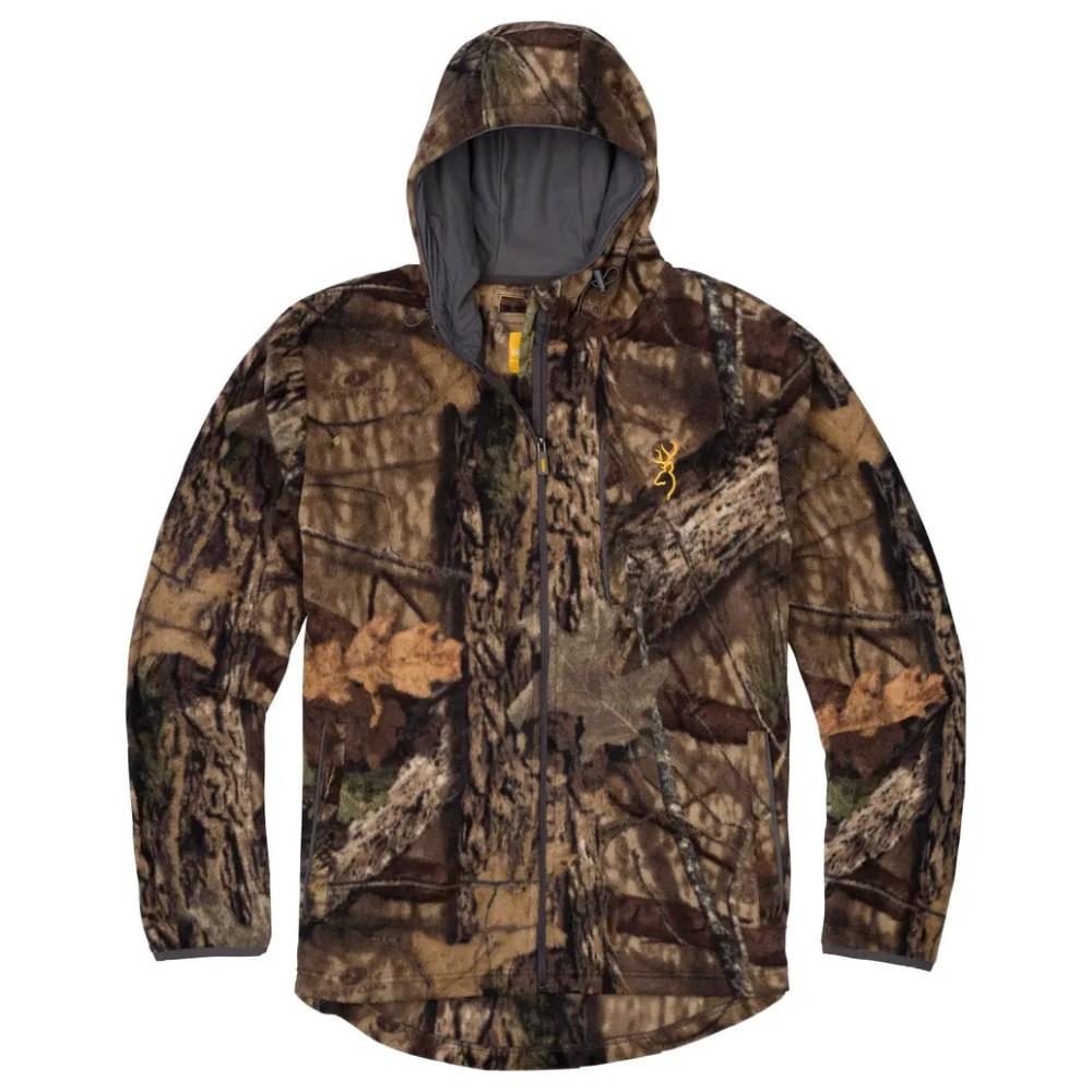 Browning Wasatch Fleece Jacket Mossy Oak Shadow Grass Habitat S - Browning Clothing