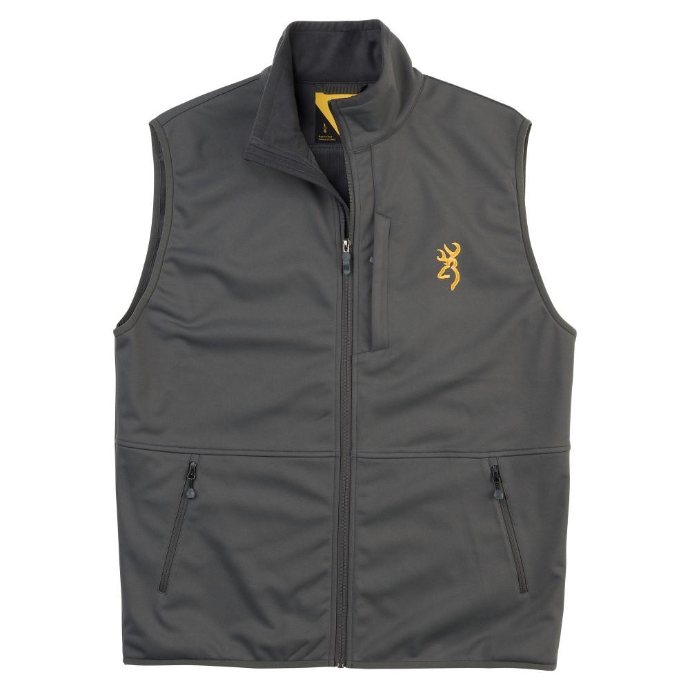 Browning Soft Shell Vest Carbon M - Browning Clothing