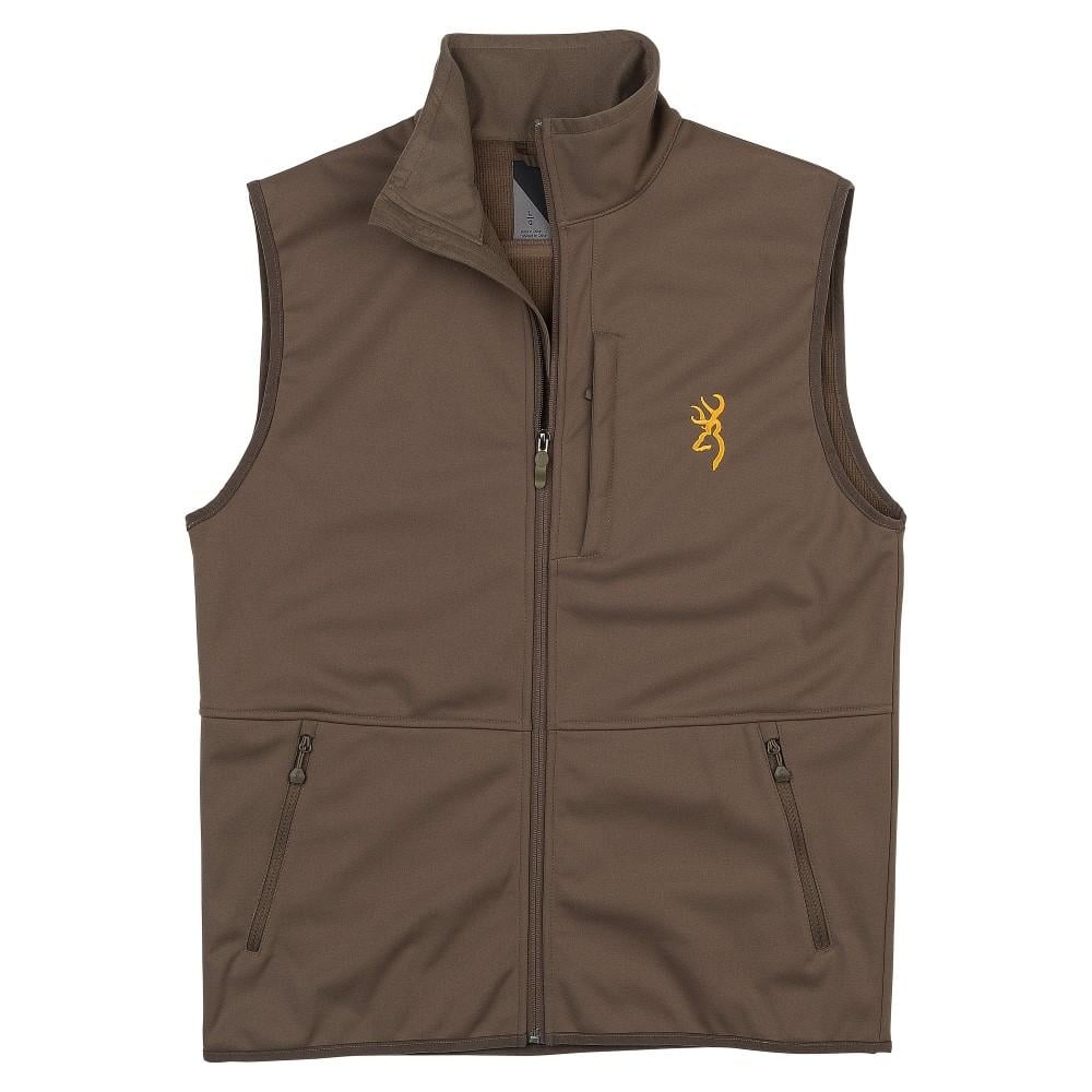 Browning Softshell Vest Major Brown S - Browning Clothing