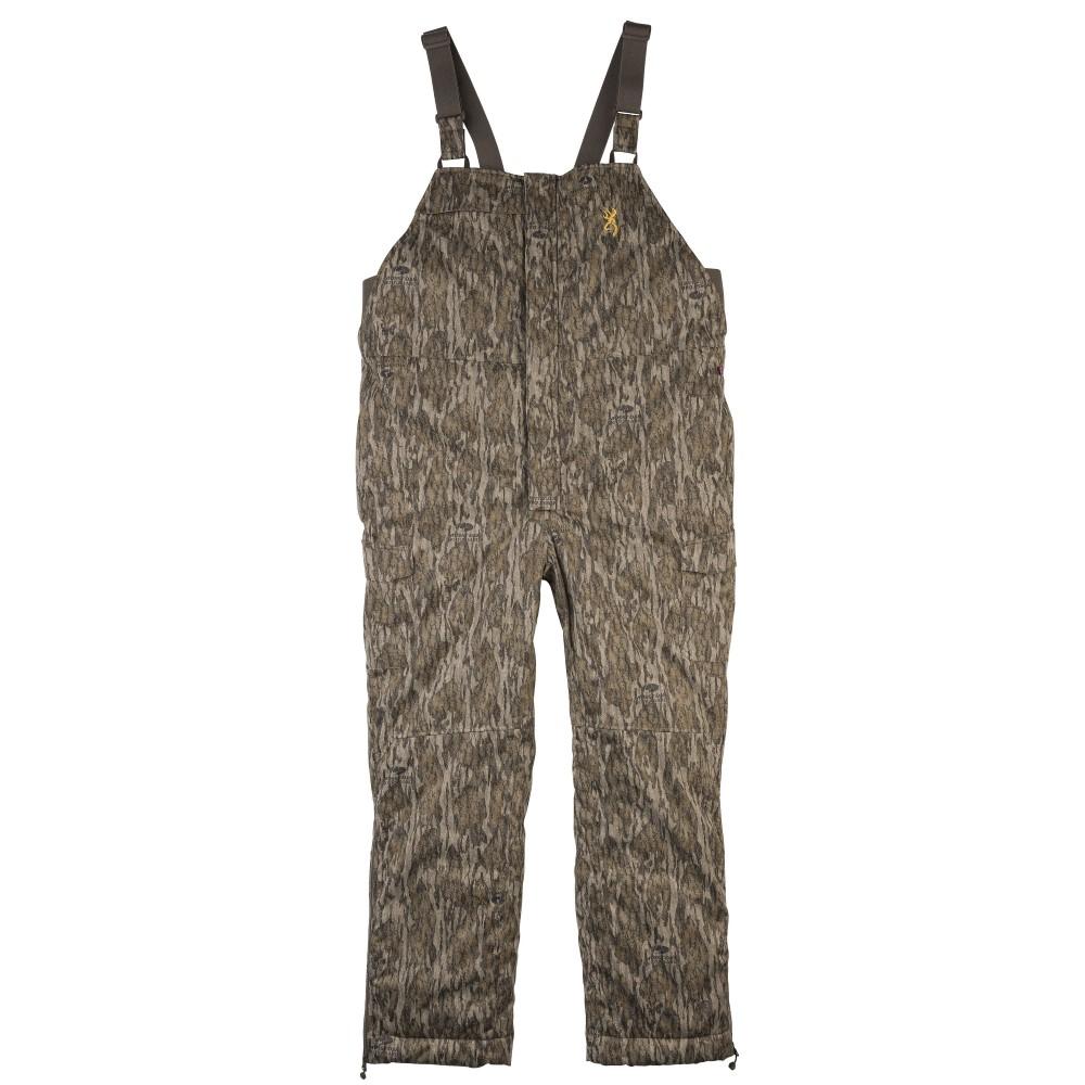 Browning Closing Day Late Season Bib Overalls Mossy Oak Bottomland S - Browning Clothing