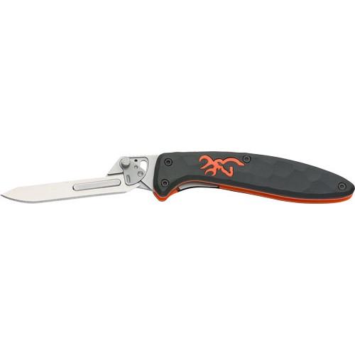 Browning Primal Scalpel 2 3/4" Blade Black and Orange - Browning