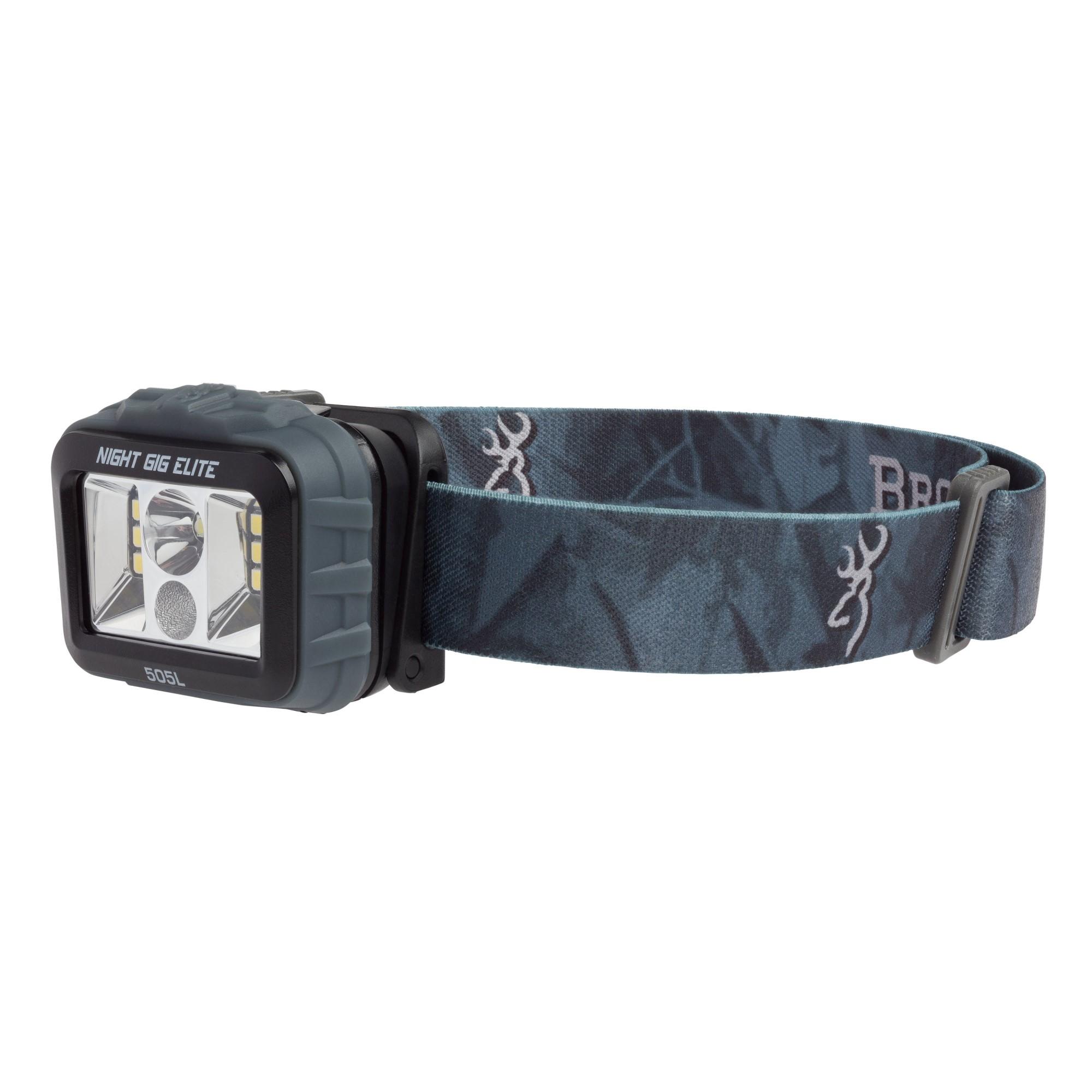 Browning Night Gig Elite Headlamp 25-505 Lumens Blue - Browning