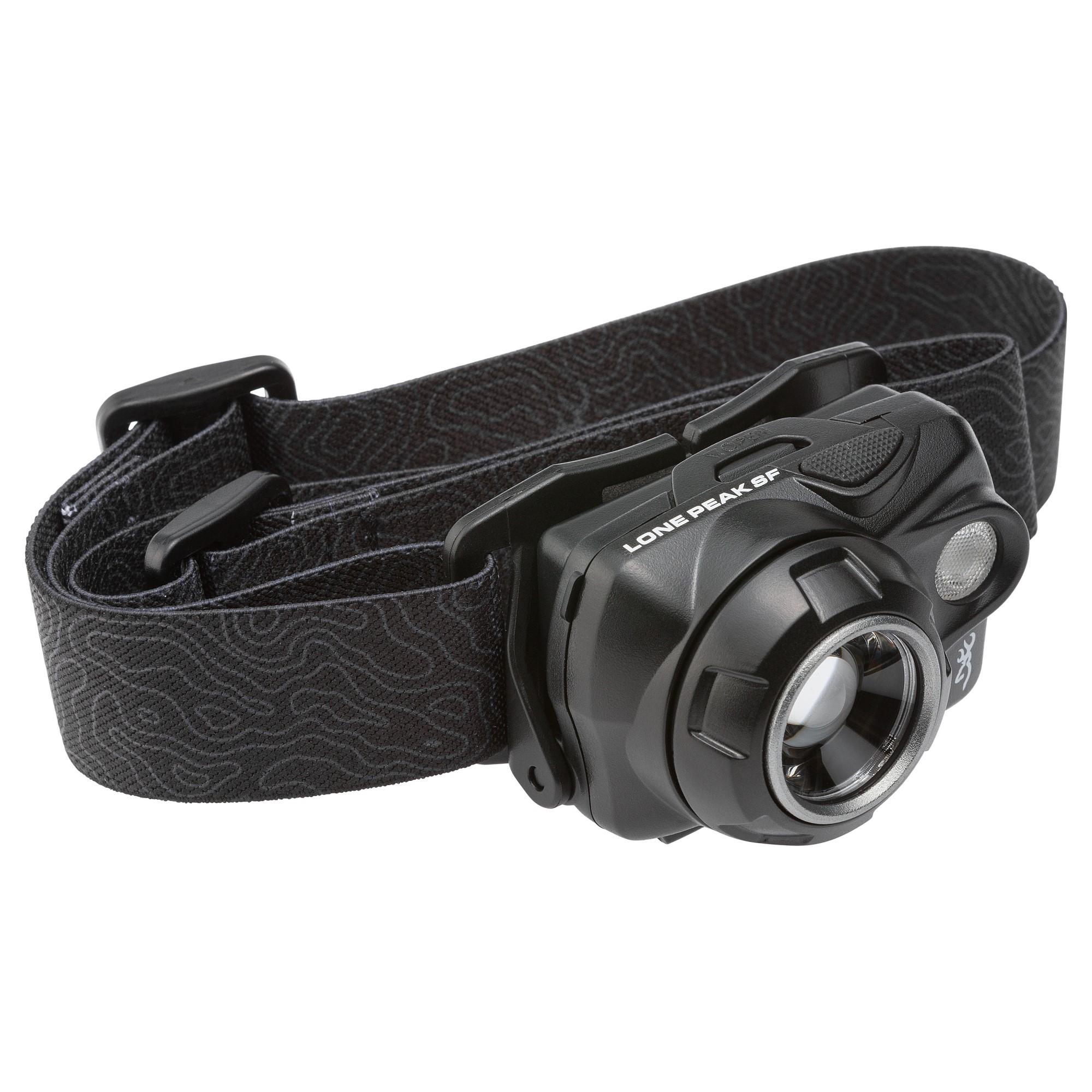 Browning Lone Peak Headlamp SF 550 Lumens Black - Browning