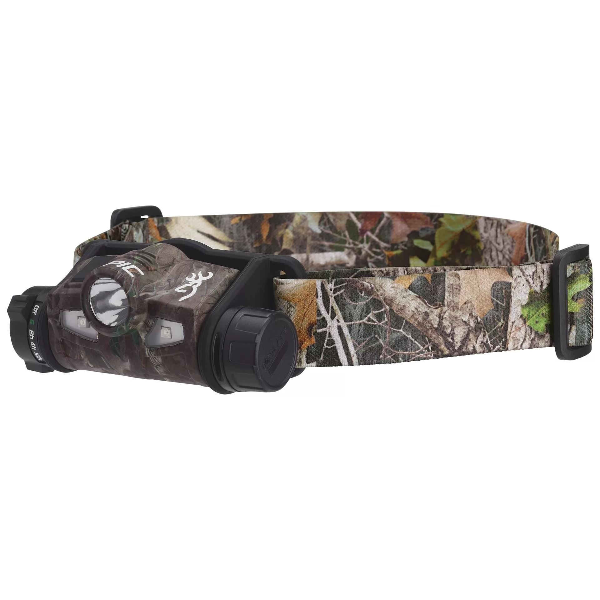 Browning 1AA USB Rechargeable Headlamp 260 Lumens Camo - Browning