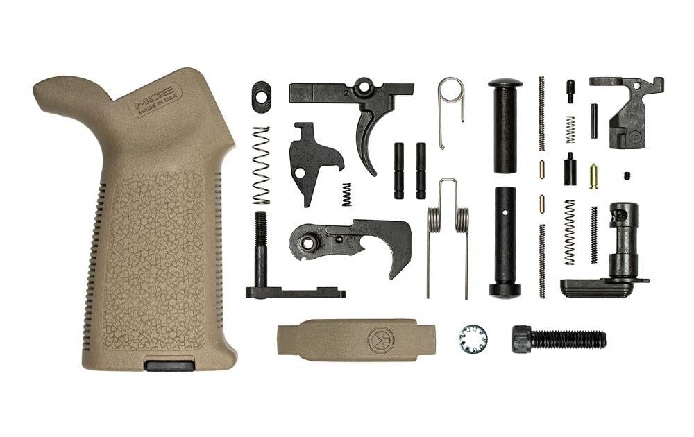 Aero Precision AR15 MOE Lower Parts Kit - FDE - Aero Precision