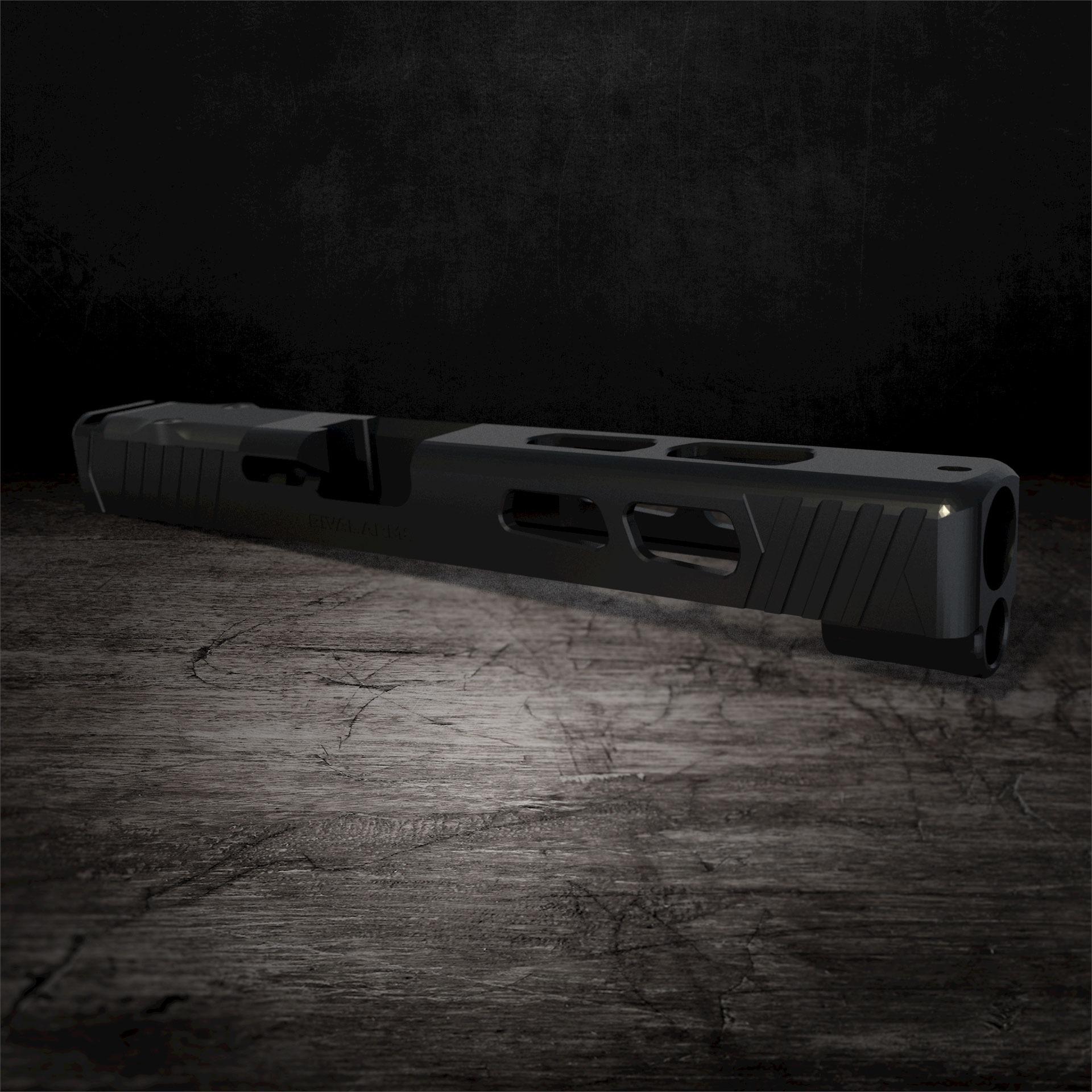 Rival Arms Slide for Glock Model 34 GEN3 A1 RMR Ready Black - Rival Arms