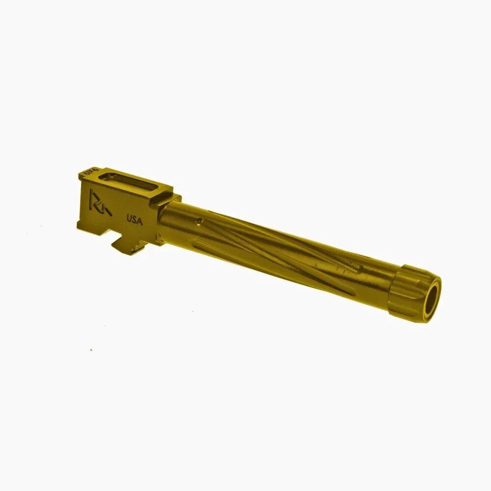 Rival Arms V1 Gold Threaded Barrel for Glock Model 17 Gen5 - Rival Arms