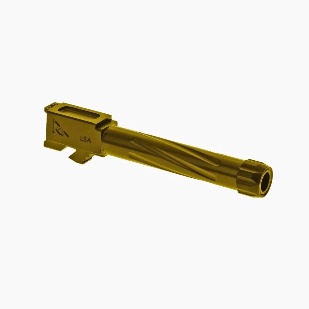 Rival Arms V1 Gold Threaded Barrel for Glock Model 19 Gen5 - Rival Arms