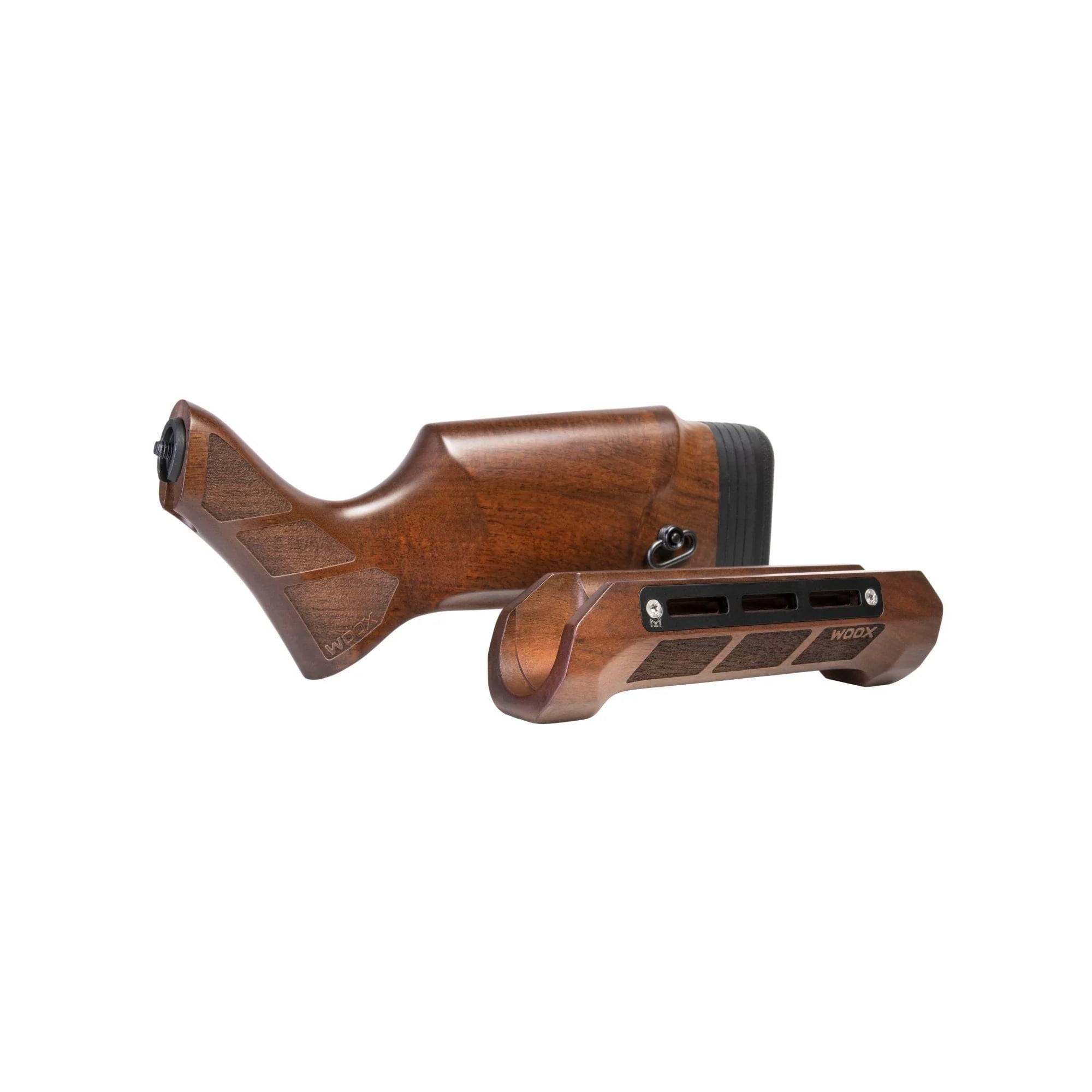 WOOX Gladiatore Stock and Forend Kit for Mossberg 500 7.75" Action Tube Walnut - WOOX