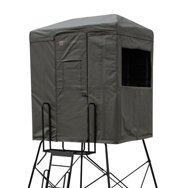 River's Edge Landmark 550 Shooting House Tower Blind - Rivers Edge Hunting Products