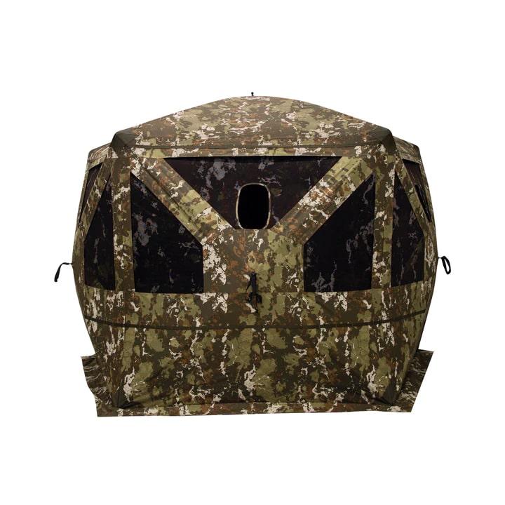 Barronett Blinds Pentagon Heavy-Duty Ground Blind Crater Harvest Camo - Barronett Blinds