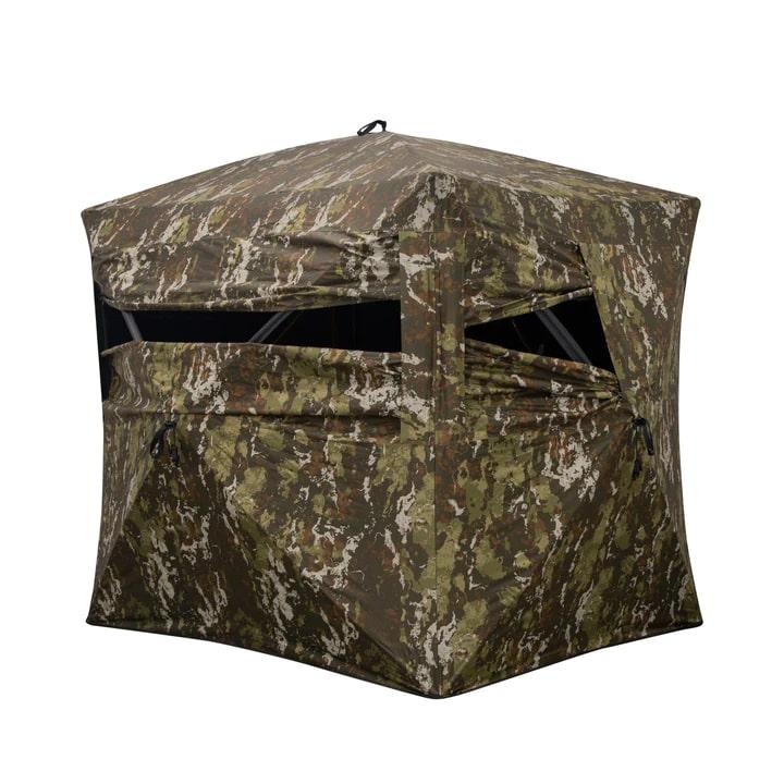 Barronett Blinds Wide Side 95 Ground Blind Crater Harvest Camo - Barronett Blinds