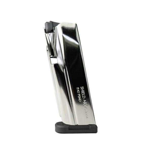 Shield Arms S15 Gen2 Handgun Magazine Electroless Nickel 9mm Luger 15/rd - Shield Arms