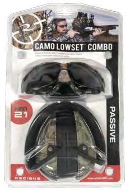 Radians Combo Set -Lowset  Camo EM with Outback Camo Clear Glass - Radians