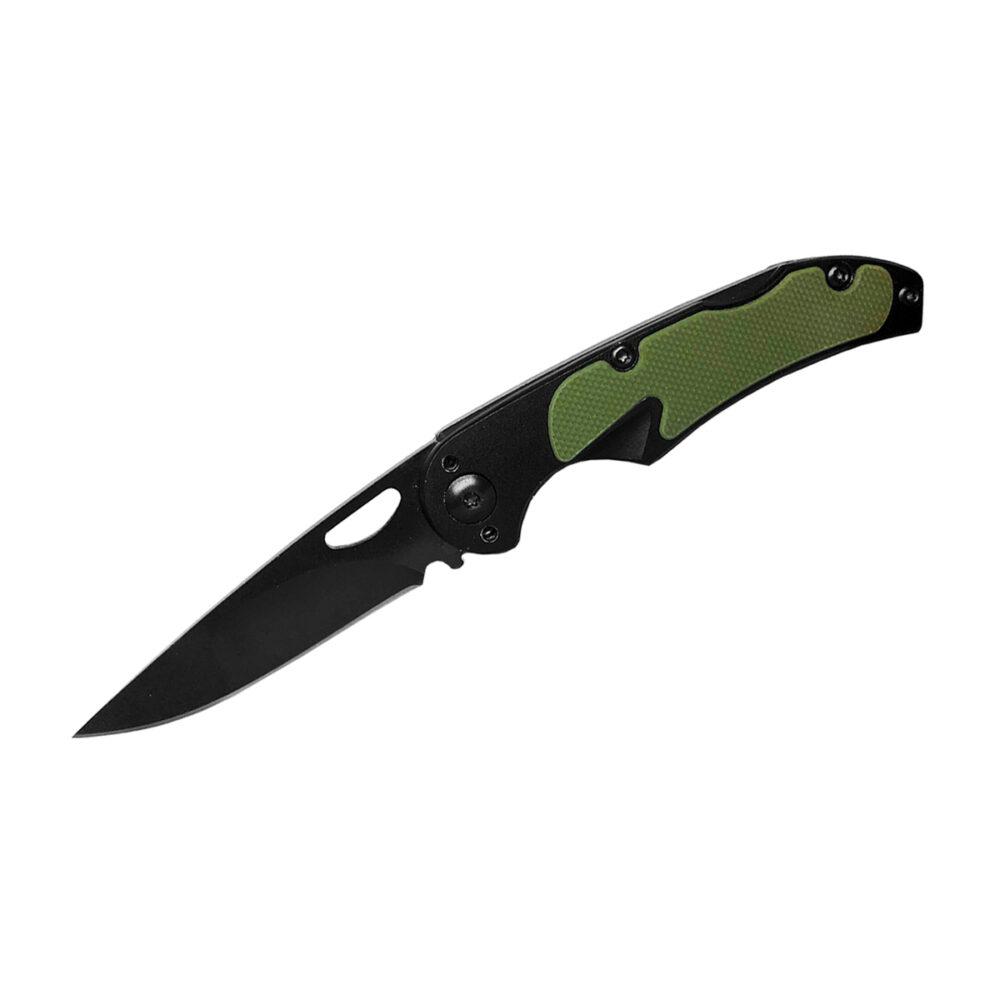 ABKT Elite Mark II Lockback Folding Knife 2-1/2" Drop Point Blade Green - ABKT