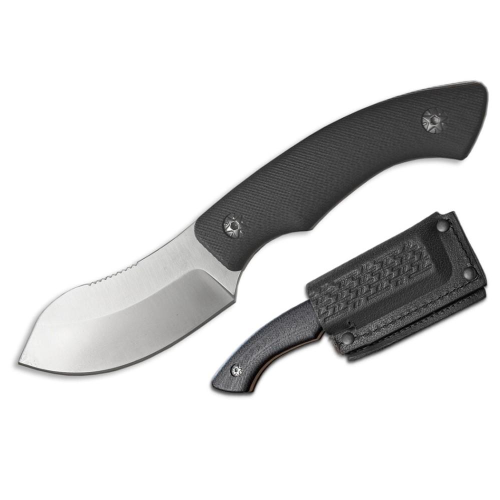 ABKT Elite Grunt Fixed Knife 3" Nesmuk Blade Black - ABKT