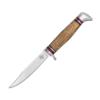 Roper Knives Deadwood Jr. Fixed Blade 3-1/4" Clip Point Blade Zebra Wood