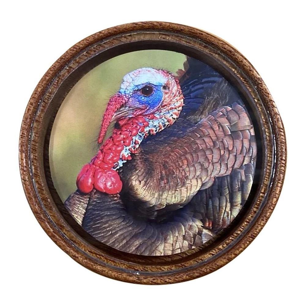 The Grind Bark'n Betty Glass Turkey Pot Call with Hickory Striker - The Grind