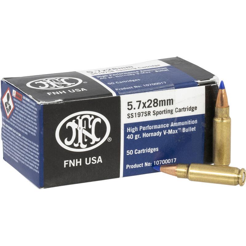 FN Handgun Ammunition 5.7x28mm 40gr V-MAX 1738 fps 500/ct - FN USA