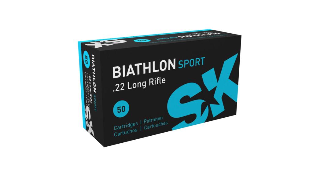 SK Biathlon Sport Rimfire Ammunition .22 LR 40 gr LRN 1106 fps 50/ct - SK