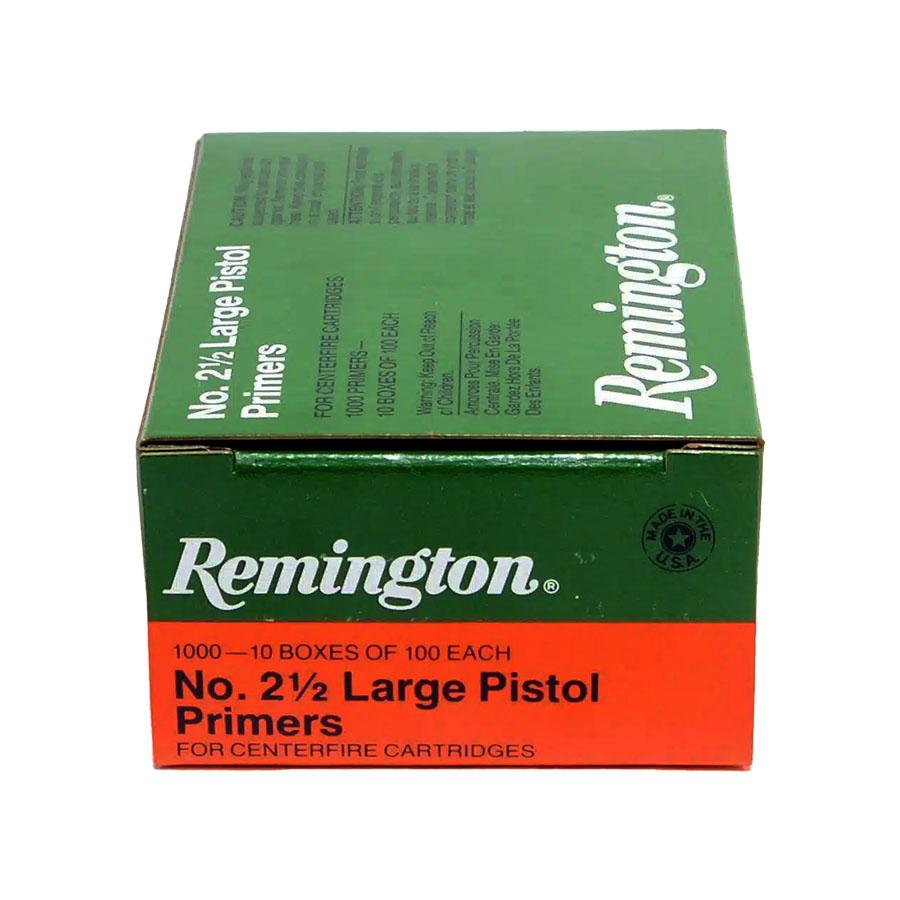 Remington 2-1/2 Large Pistol Centerfire Primers - Bulk 1000ct