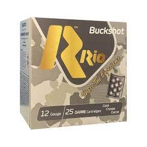 RIO Royal Tactical Buckshot Shotshells 12ga 2-3/4" 9 plts 1315 fps 1345 fps #00 25/ct - Rio