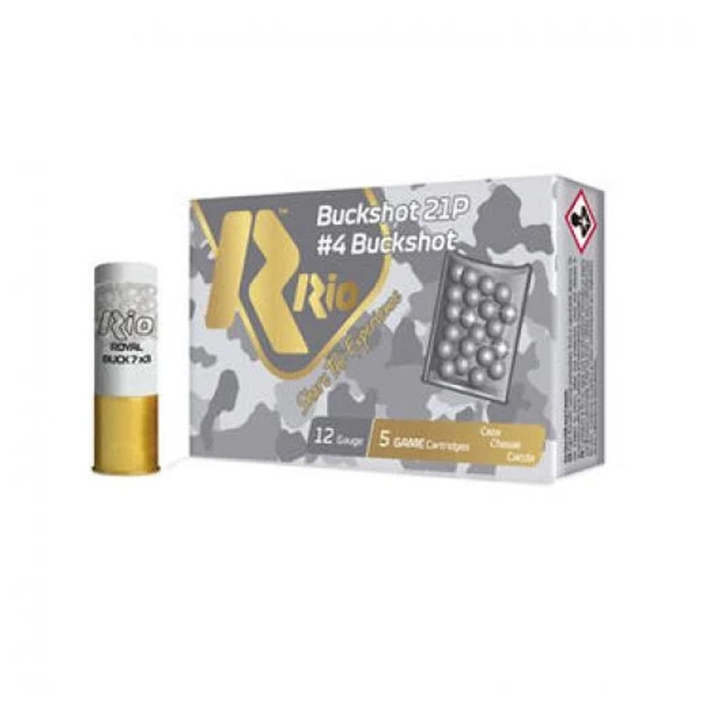 Rio Royal Buck 20ga 2-3/4"  9 plts #1 1345 fps 25/ct - Rio