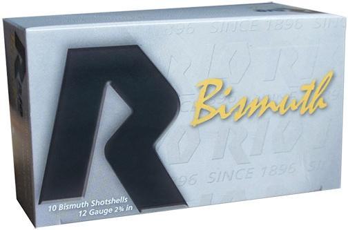 Rio Bismuth 36 Shotshell 12 ga 2-3/4" MAX 1-1/8 oz #4 1350 fps 10/Box - Rio