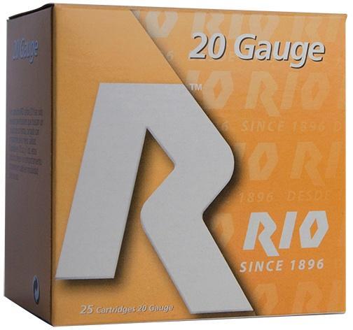 Rio Small Game Load Shotshell 20 ga 3" MAX 1-1/4 oz #5 1250 fps 25/ct - Rio