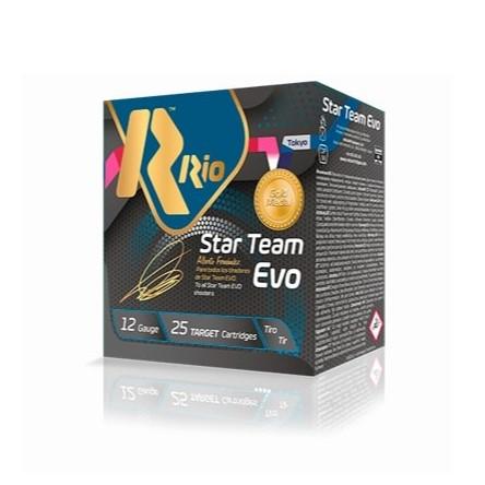 Rio Star Team EVO Shotgun Ammo 32 Low Recoil 12ga 2-3/4" 1150fps 1-1/8oz 8 Shot 25/ct - Rio