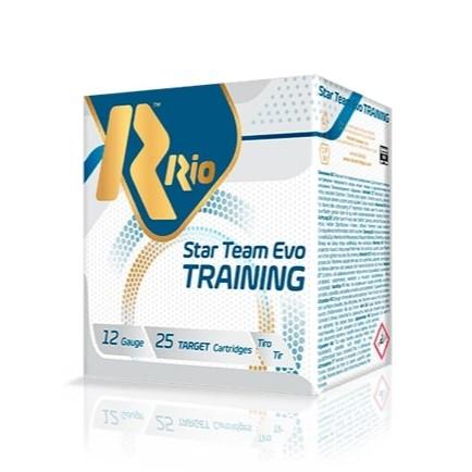 Rio Star Team Evo Training 24 Gram Shotshells 12 ga 2-3/4" 1340fps 7/8oz #8 25/ct - Rio