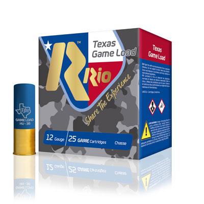 Rio Texas Game Load 36 Shotshells 12 ga 2-3/4" 1-1/4oz 1260 fps #8 25/ct - Rio