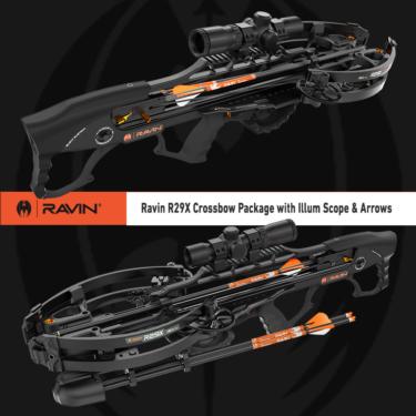 Ravin R29x Scope Ravin R29X Crossbow Package with Illum Scope & Arrows, Draw Han...