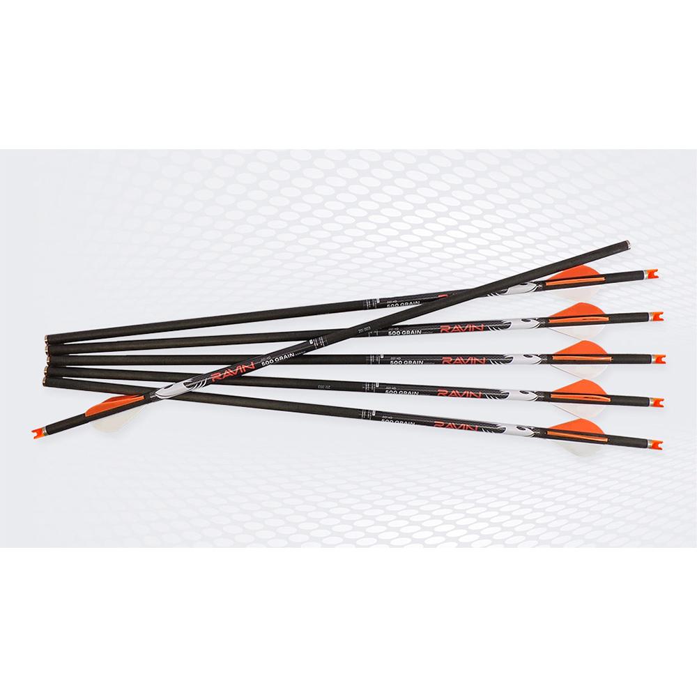 Ravin Premium Arrows (match weight) 500 grain HD .001 6PK - Ravin