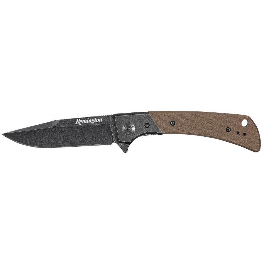 Remington EDC Drop Point Folding Knife 4" Blade Tan - Remington